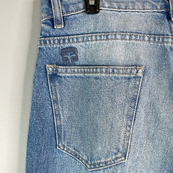 OBEY Propaganda No89 The Sundays Straight Jeans Boyish Cut High Waisted Blue 28 - Picture 7 of 15